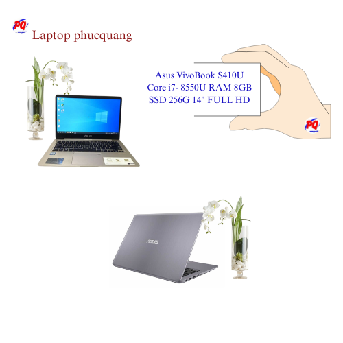 Asus VivoBook S410U ore i7- 8550U RAM 8GB SSD256G 14