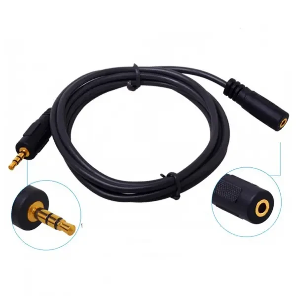 Cáp loa nối dài jack 3.5mm 1M5 Dtech 6215