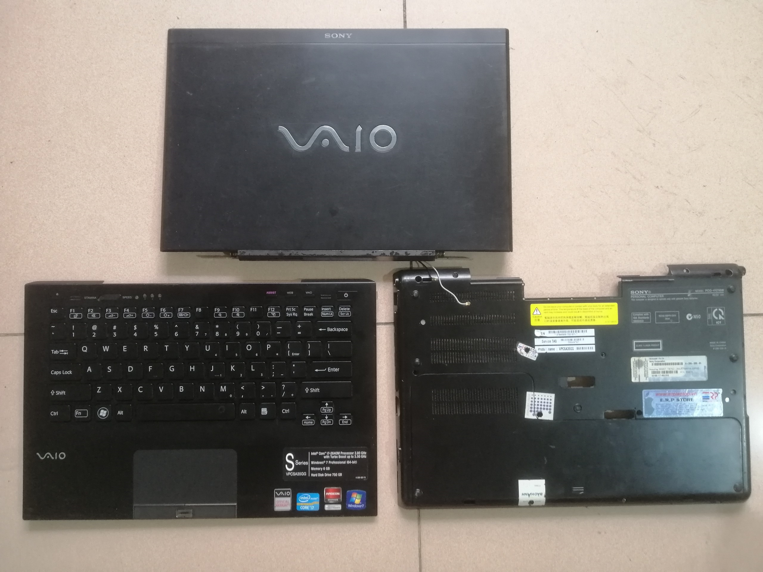 VỎ SONY PCG-41216W