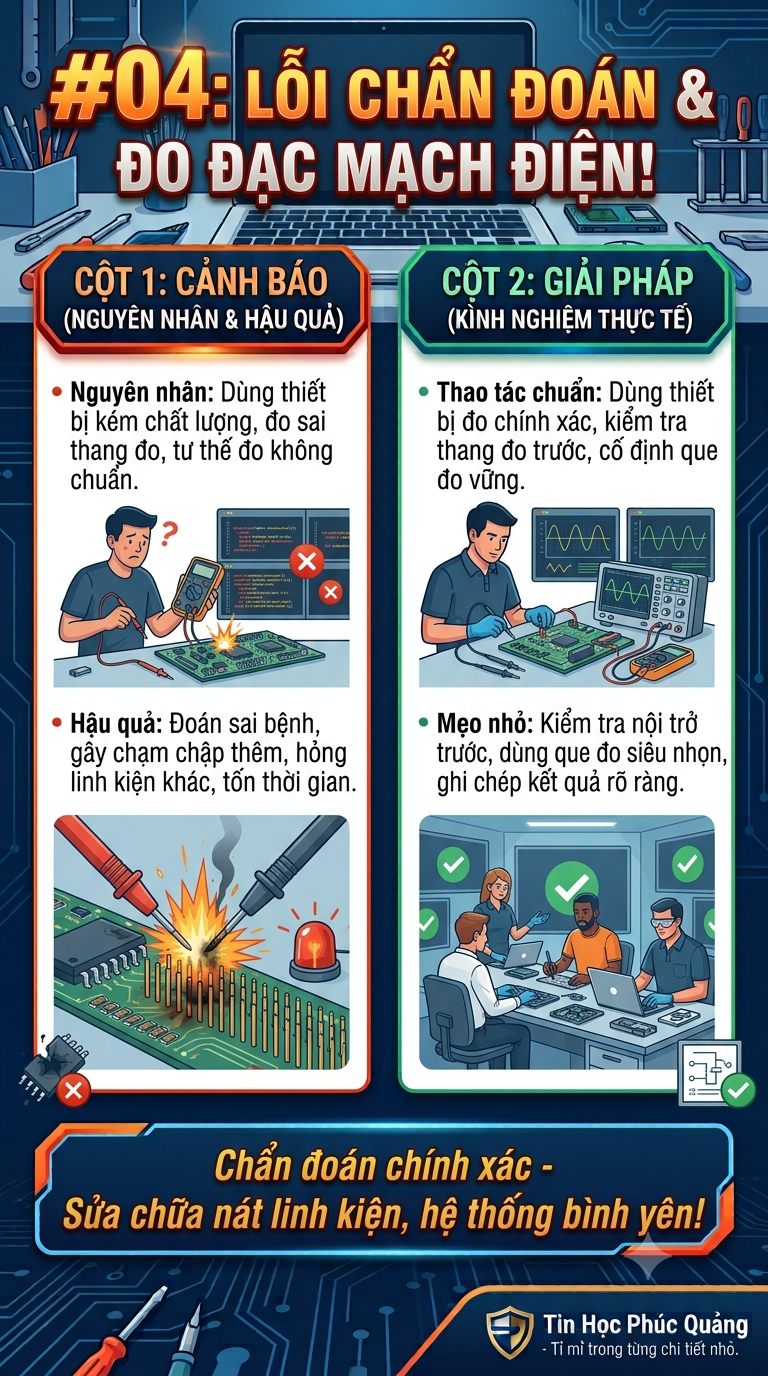 LỖI CHẨN ĐOÁN & ĐO ĐẠC MẠCH ĐIỆN